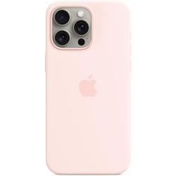 Apple iPhone 15 Pro Max Silicone Case with MagSafe - Light Pink Apple iPhone 15 Pro Max Silicone Case with MagSafe - Light Pink