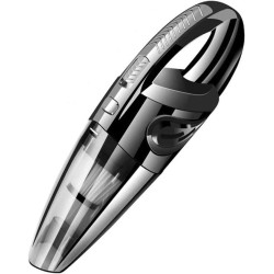 IDEA-TECH Car Vacuum Cleaner, 3.2KPa Strong Cyclone Suction, 12V 120W Rechargeable, for Pet Hair Car Home Cleaning, Black, 355*105*125mm/13.97*4.13*0.16in, BW0002