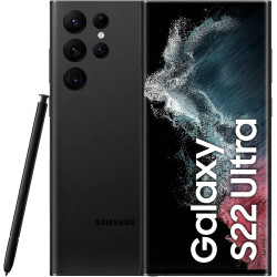 Samsung Galaxy S22 Ultra 5G Mobile Phone 128GB Dual SIM Android Smartphone Phantom Black (UAE Version)