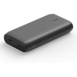 Belkin USB-C PD Power Bank 20K (Fast Charge Portable Charger with USB-C + USB Ports, 20000mAh Capacity, Battery Pack for MacBook, iPhone, iPad, more) – Black