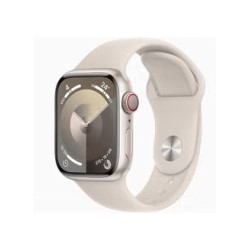 Apple Watch Series 9 GPS 45mm Starlight Aluminium Case With Starlight Sport Band