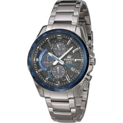 Casio Men's EQS-900DB-2AVCR Edifice Analog-Digital Display Quartz Silver Watch, Silver, Modern