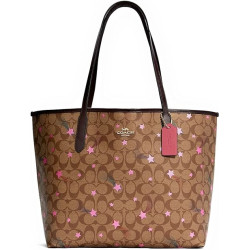 COACH womens City Tote Bag In Signature Canvas COACH womens City Tote Bag In Signature Canvas
