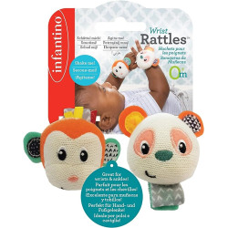 Infantino - Wrist Rattles - Monkeypanda