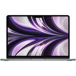 Apple MacBook Air 13.6-inch (2022) – Apple M2 Chip / 8GB RAM / 256GB SSD / 8-core GPU / macOS Monterey / English Keyboard / Space Grey / Middle East Version – [MLXW3ZS/A]