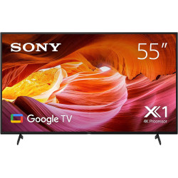 Sony BRAVIA 55 Inch TV 4K UHD High Dynamic Range Smart Google TV - KD-55X75K (2022 Model)